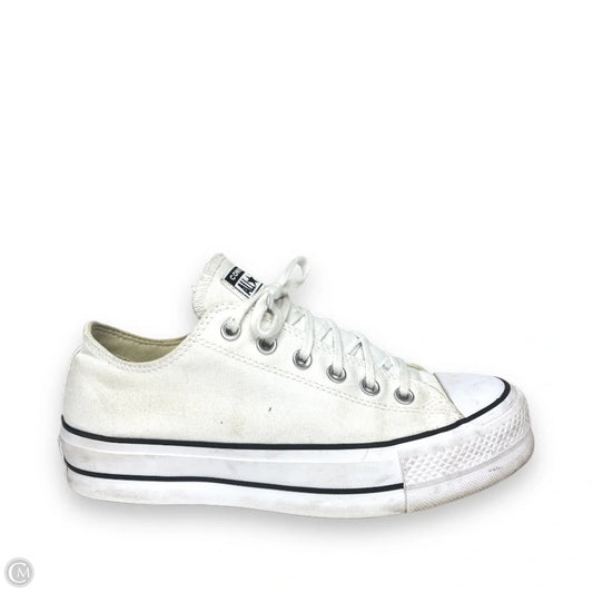 Shoes Sneakers Platform By Converse In White, Size: 9.5