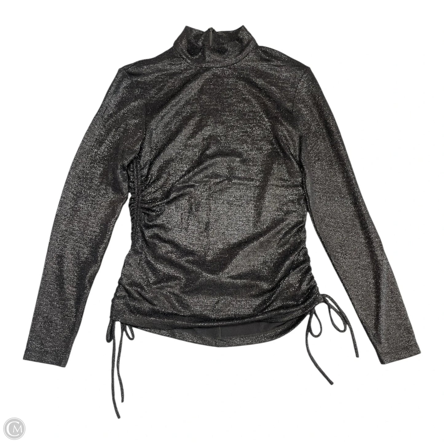 Top Long Sleeve By Cmb In Black, Size: M