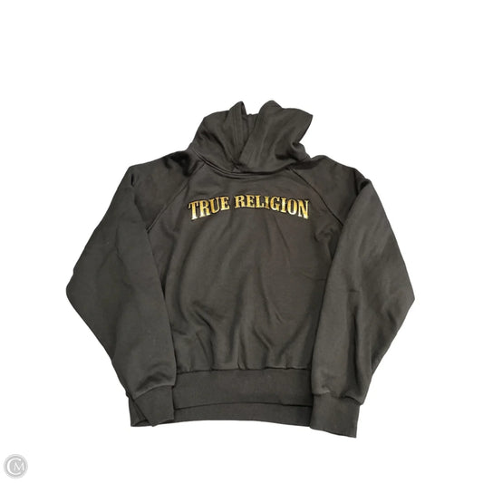 Sweatshirt Hoodie By True Religion In Black, Size: M