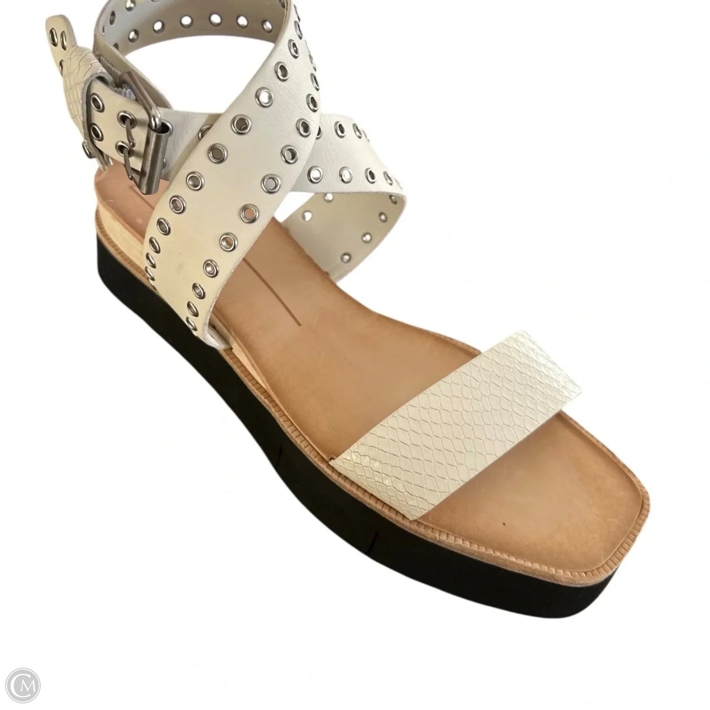 Sandals Heels Wedge By Dolce Vita In White, Size: 8.5