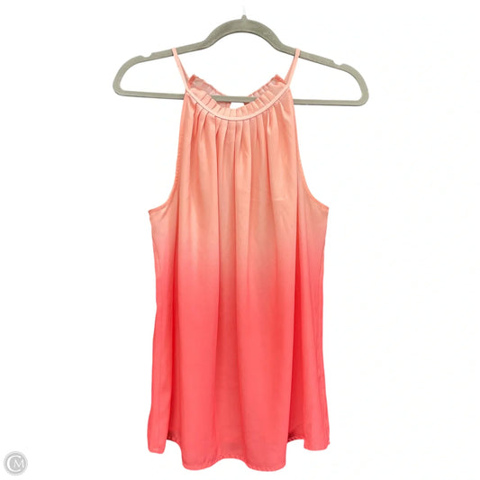 Blouse Sleeveless By New York And Co In Coral, Size: L