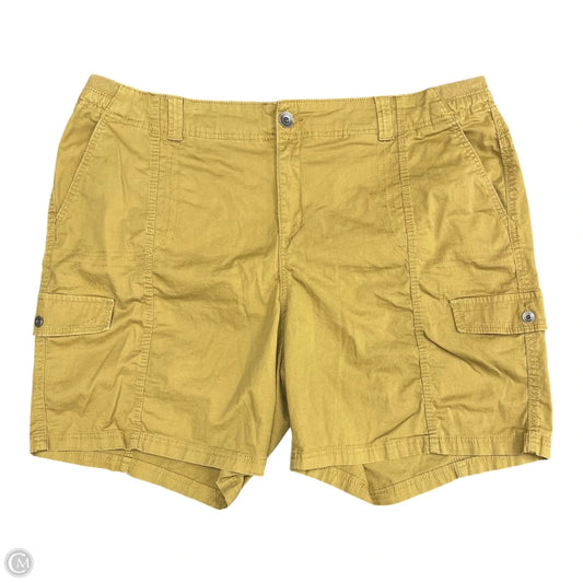 Shorts By Style And Company In Brown & Yellow, Size: 22