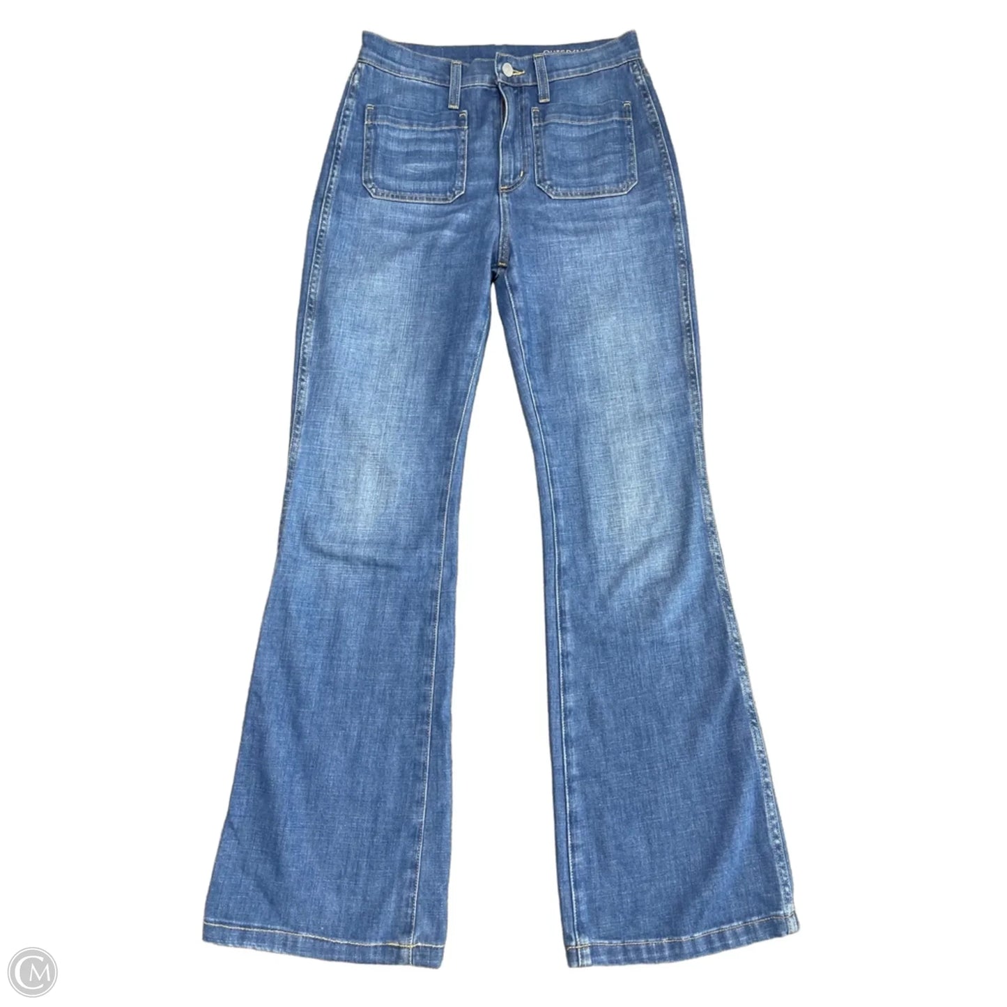 Jeans Flared By Clothes Mentor In Blue Denim, Size: 6