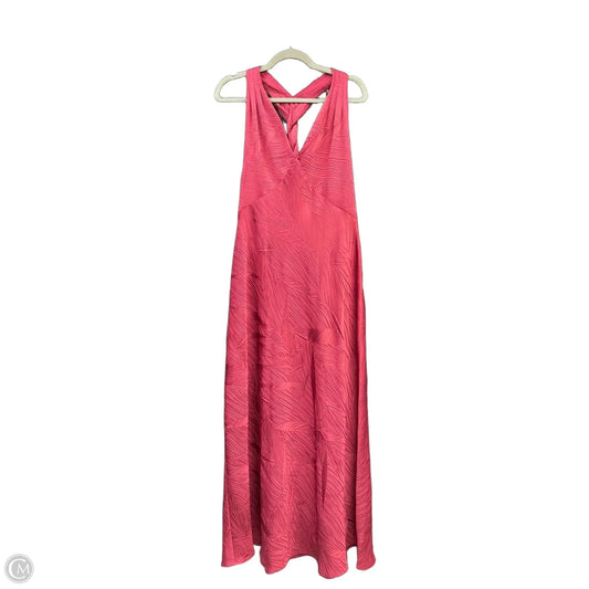 Dress Party Long By Donna Karan In Purple & Red, Size: 14