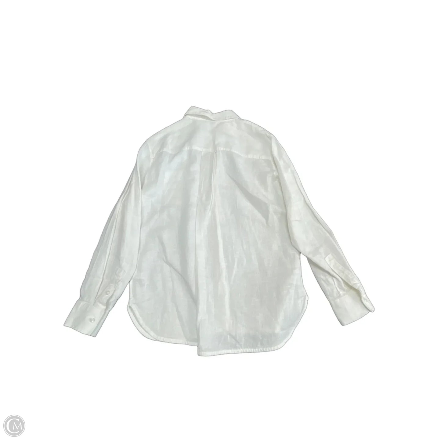 Top Long Sleeve By Athleta In White, Size: Xs