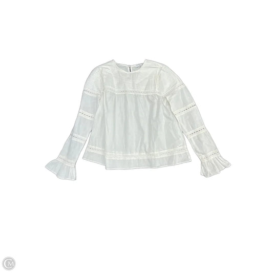 Blouse Long Sleeve By English Factory In Yellow, Size: Xs