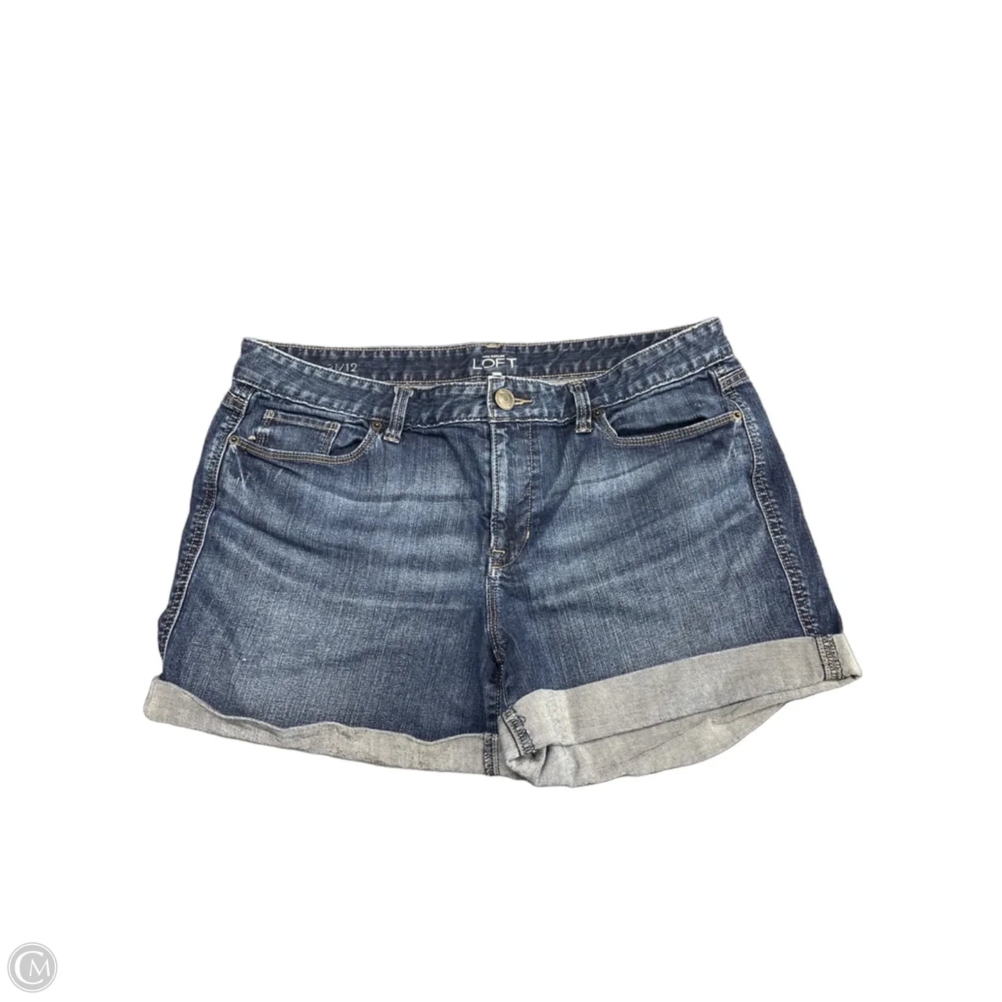 Shorts By Loft In Blue Denim, Size: 12