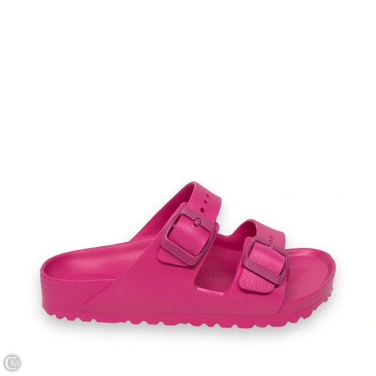 Sandals Flats By Birkenstock In Pink, Size: 5