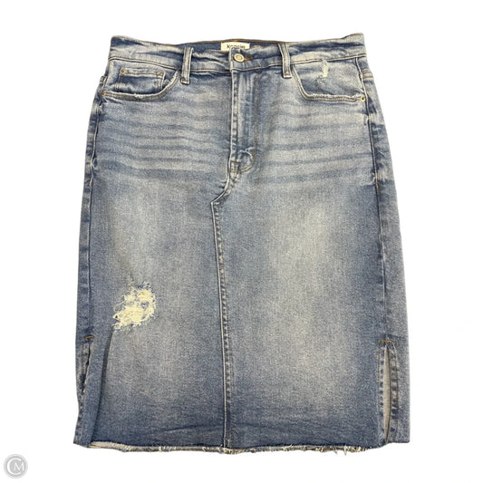 Skirt Mini & Short By Kensie In Blue Denim, Size: 4