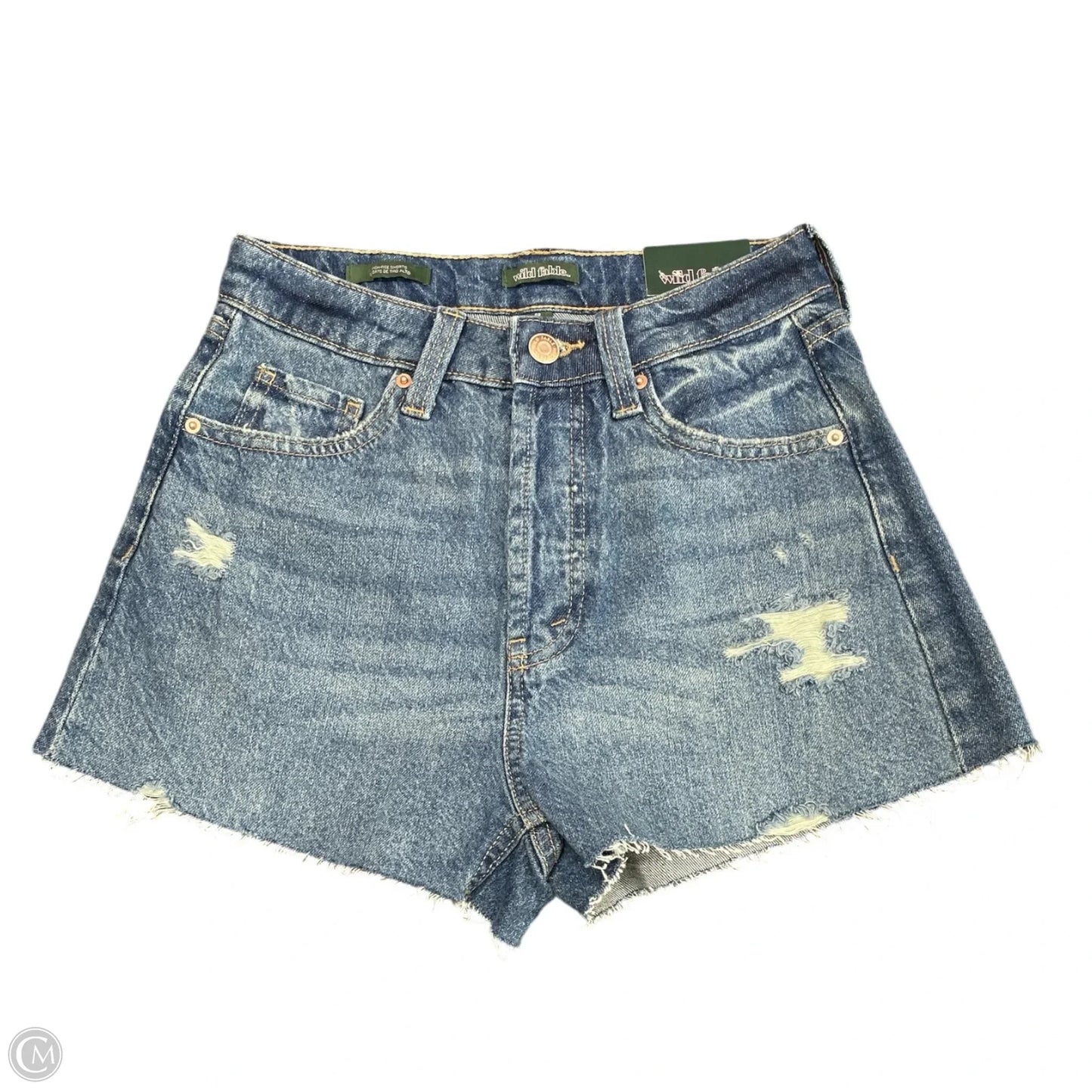 Shorts By Wild Fable In Blue Denim, Size: Xxs