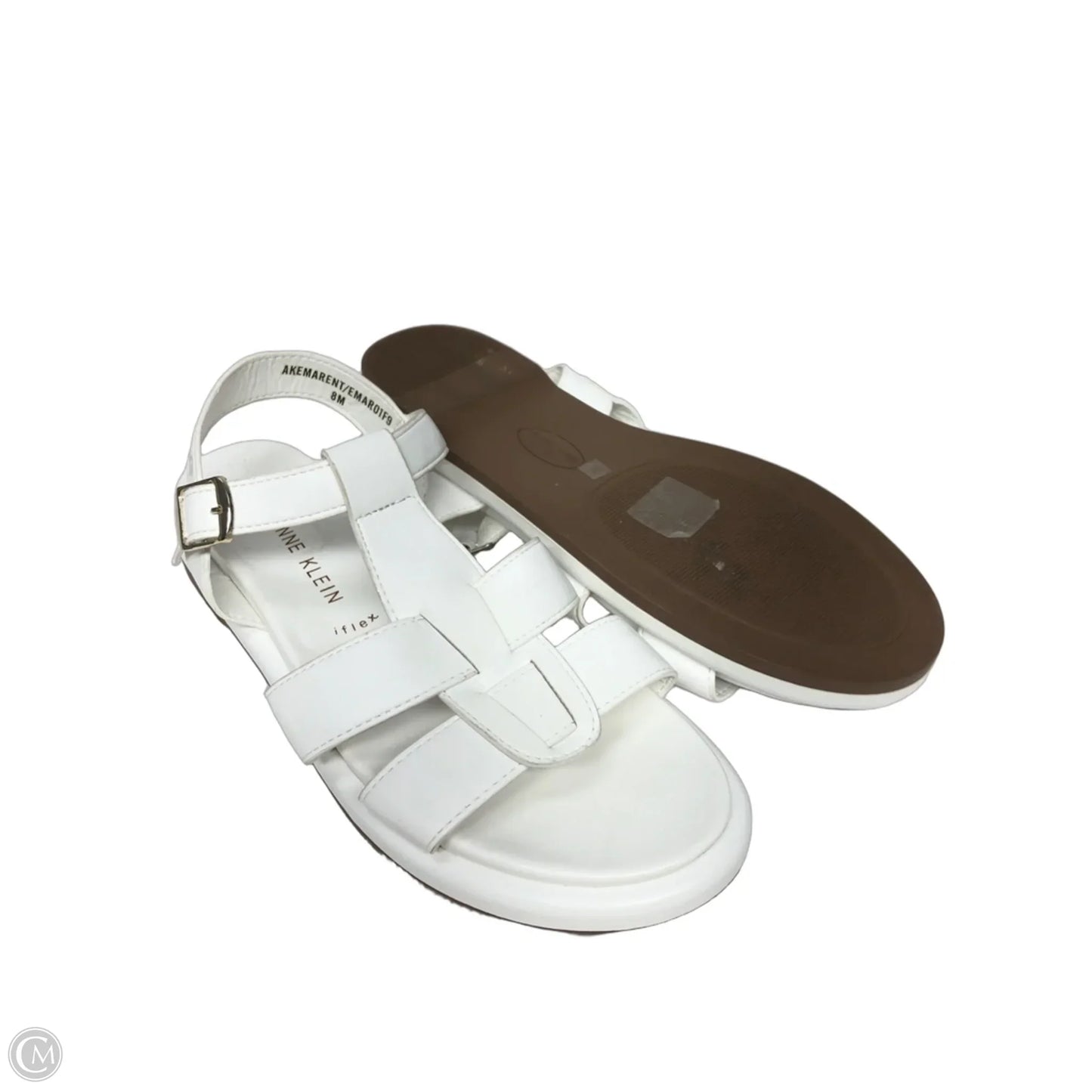 Sandals Flats By Anne Klein In White, Size: 8
