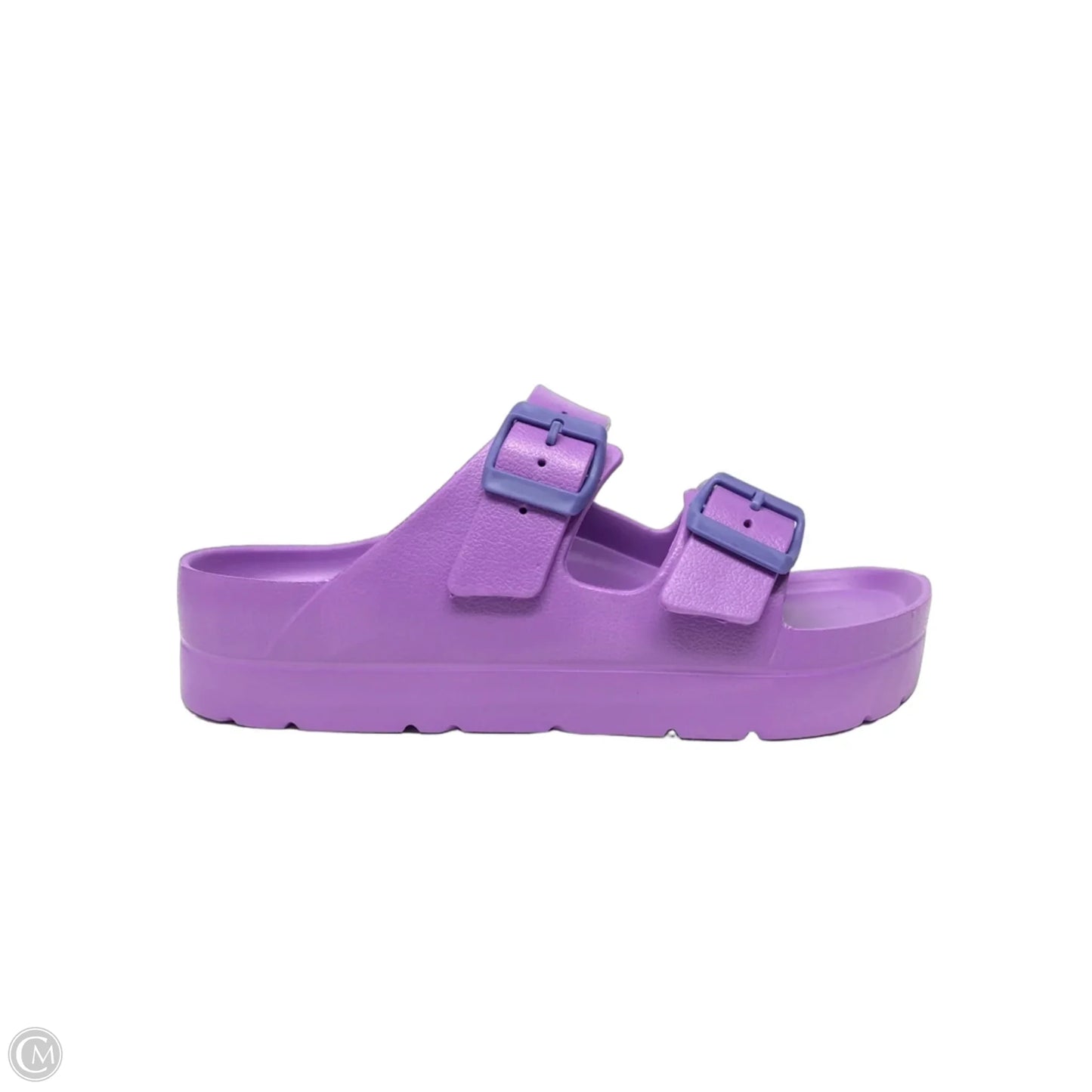 Sandals Flats By Lane Bryant In Purple, Size: 7