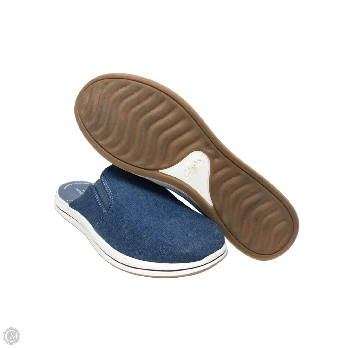Shoes Flats By Clarks In Blue, Size: 7