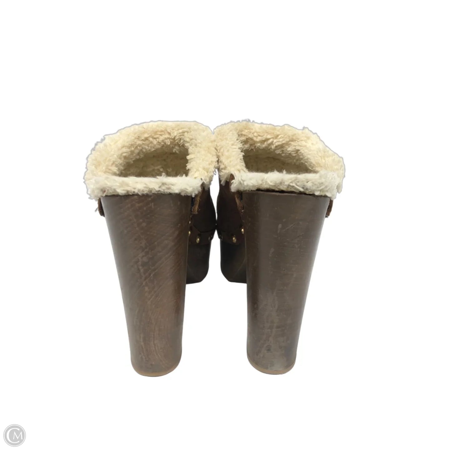 Shoes Luxury Designer By Dolce And Gabbana In Brown, Size: 8.5