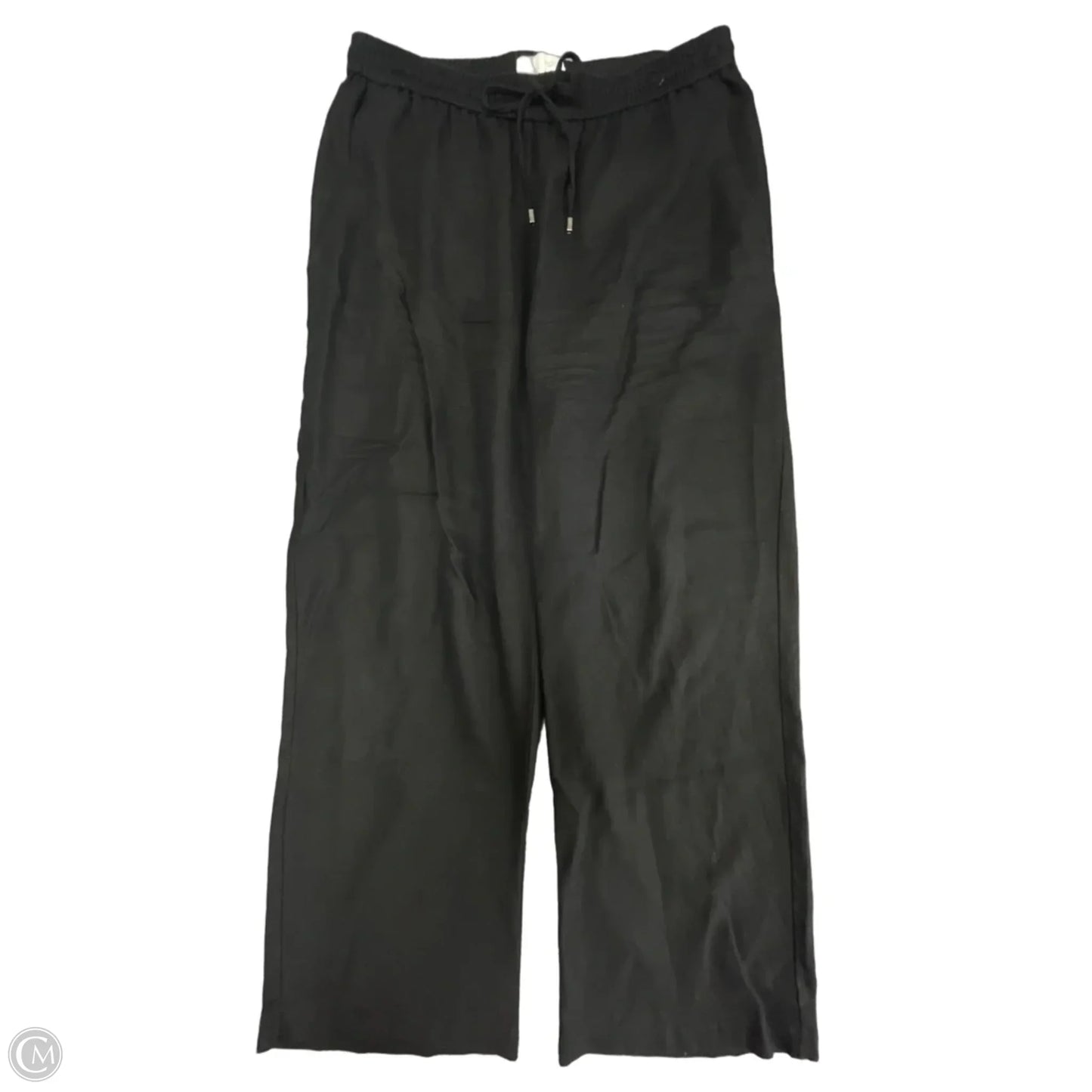 Pants Linen By Zara In Black, Size: Xl