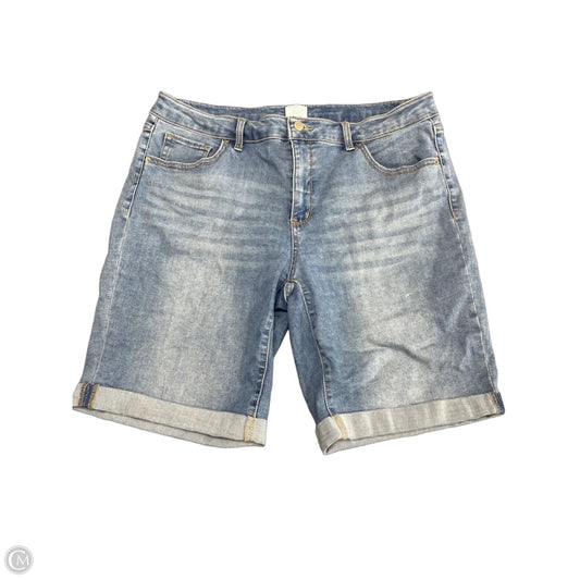 Shorts By Time And Tru In Blue Denim, Size: 18
