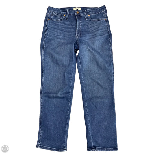 Jeans Skinny By Madewell In Blue Denim, Size: 12