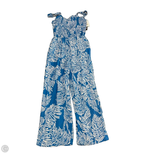 Jumpsuit By As U Wish In Blue & White, Size: M