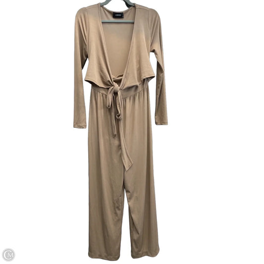 Jumpsuit By Cider In Tan, Size: M