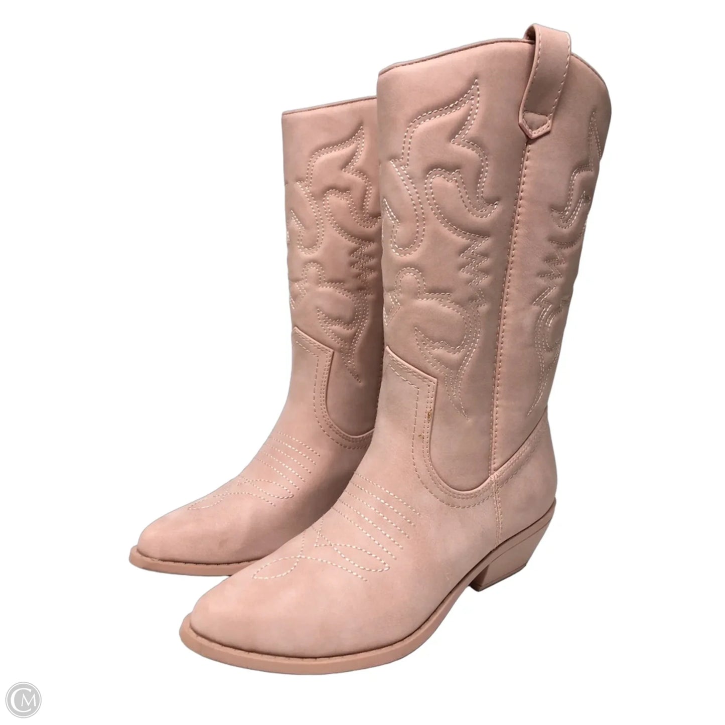Boots Western By Soda In Pink, Size: 7.5