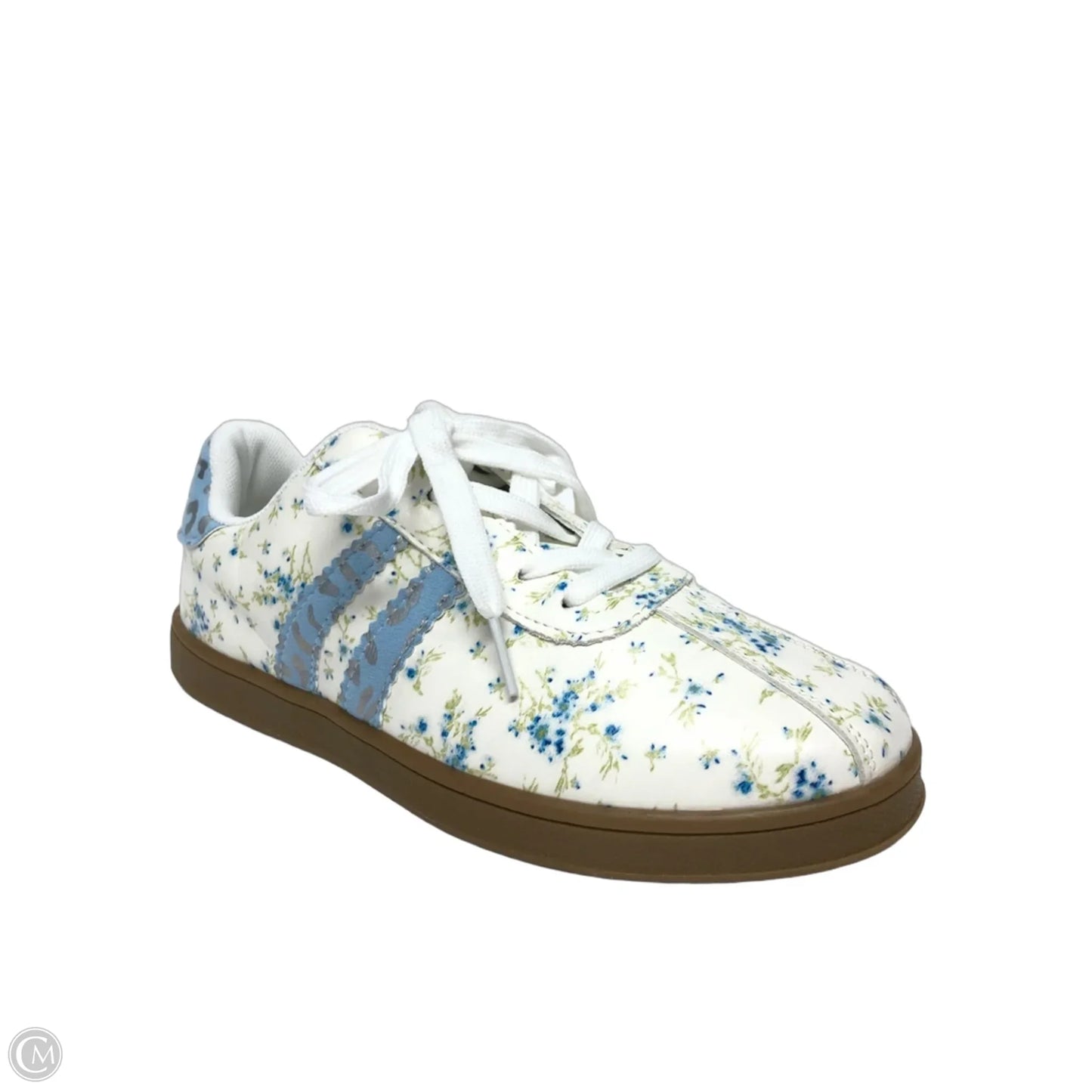 Shoes Sneakers By Cmf In Blue & White, Size: 8.5