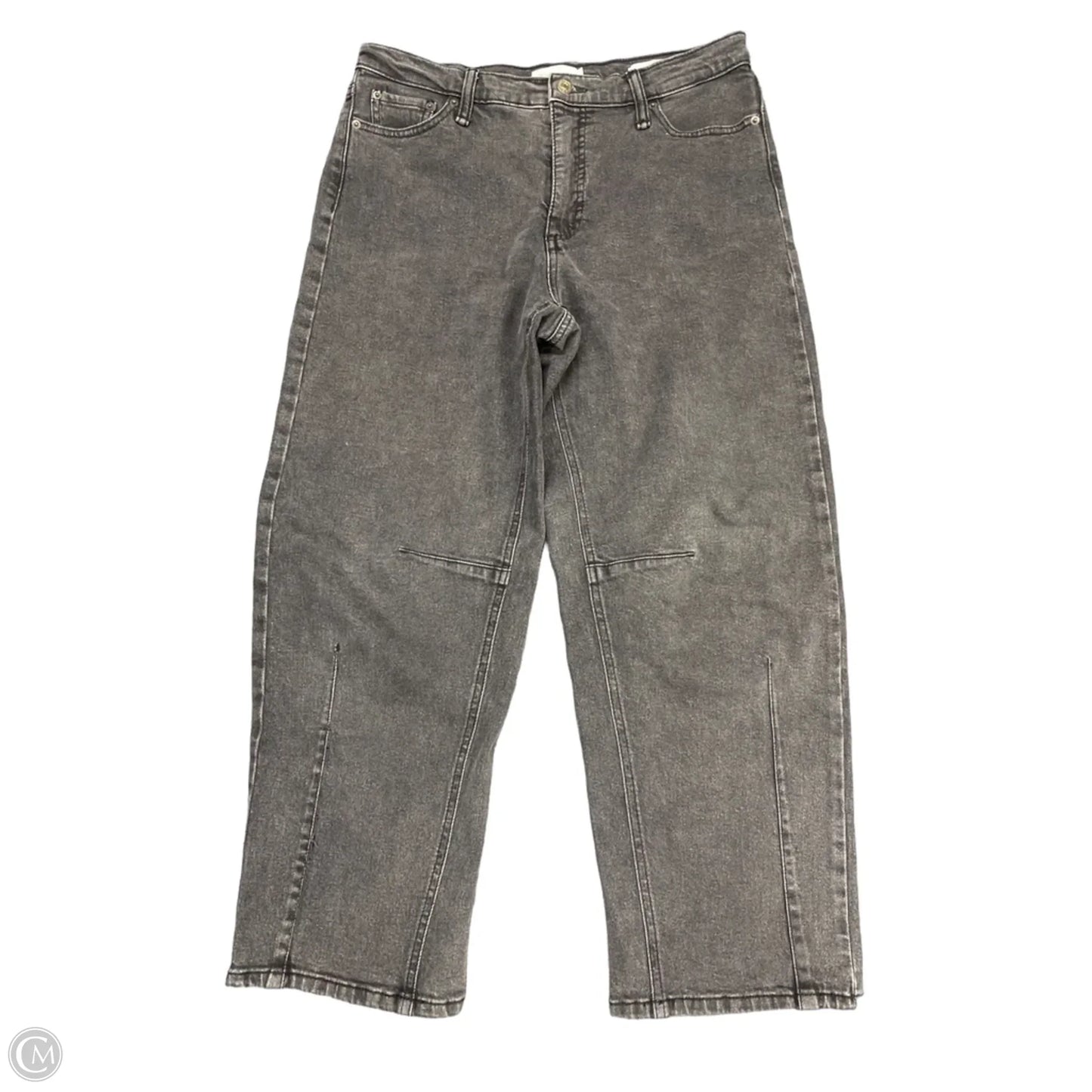 Jeans Wide Leg By Jessica Simpson In Black Denim, Size: 8