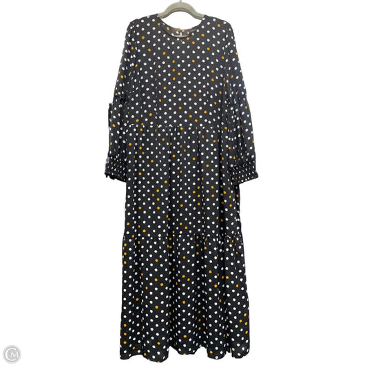 Dress Casual Midi By Who What Wear In Black, Size: Xxl