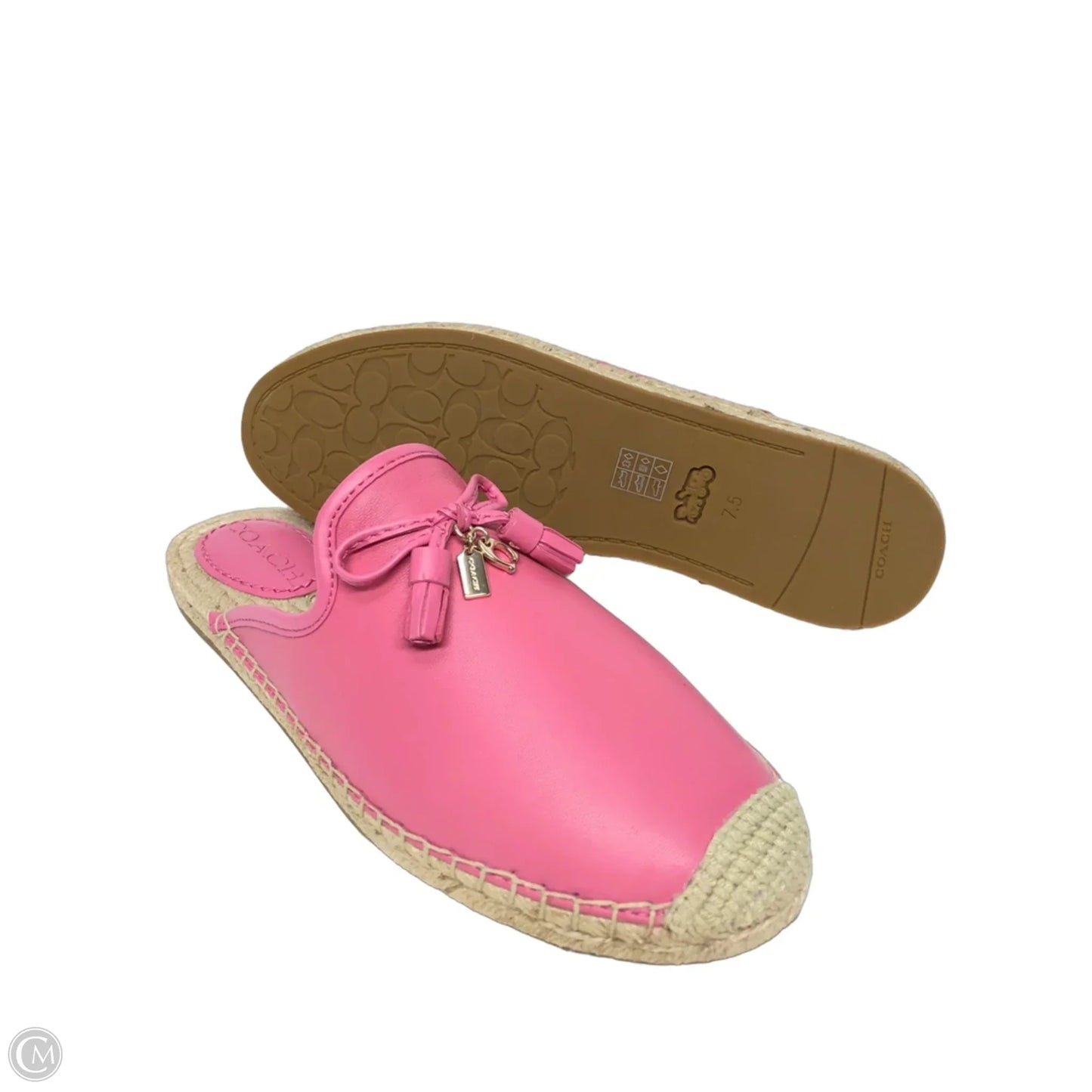 Shoes Designer By Coach In Pink, Size: 7.5
