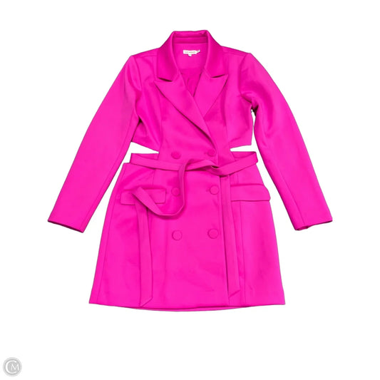 Dress Blazer By Good American In Pink, Size: Xl