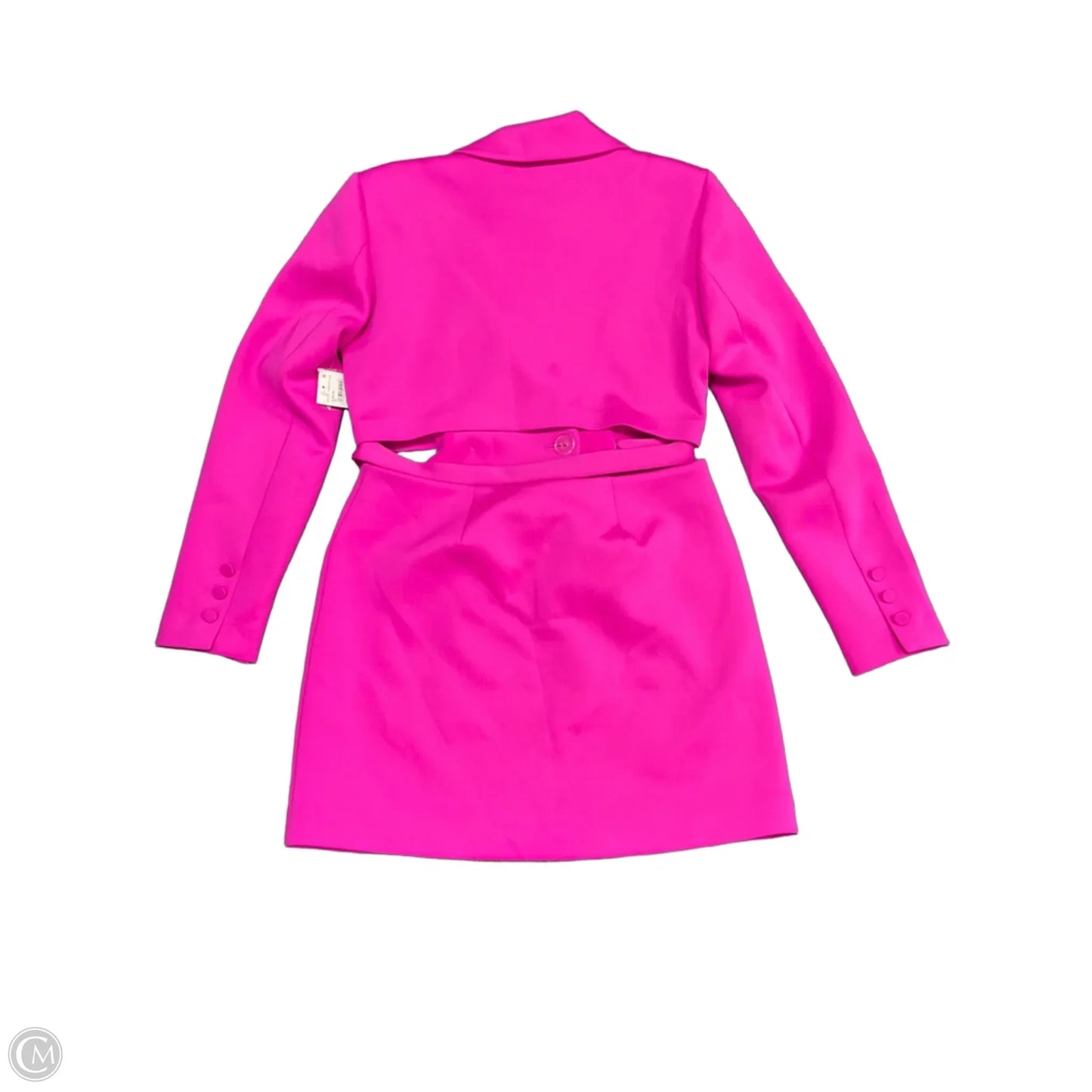 Dress Blazer By Good American In Pink, Size: Xl