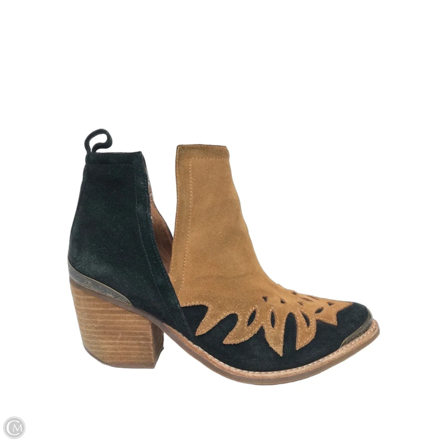 Boots Western By Jeffrey Campbell In Black & Brown, Size: 9
