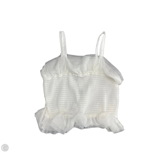Top Sleeveless By Steve Madden In White, Size: L