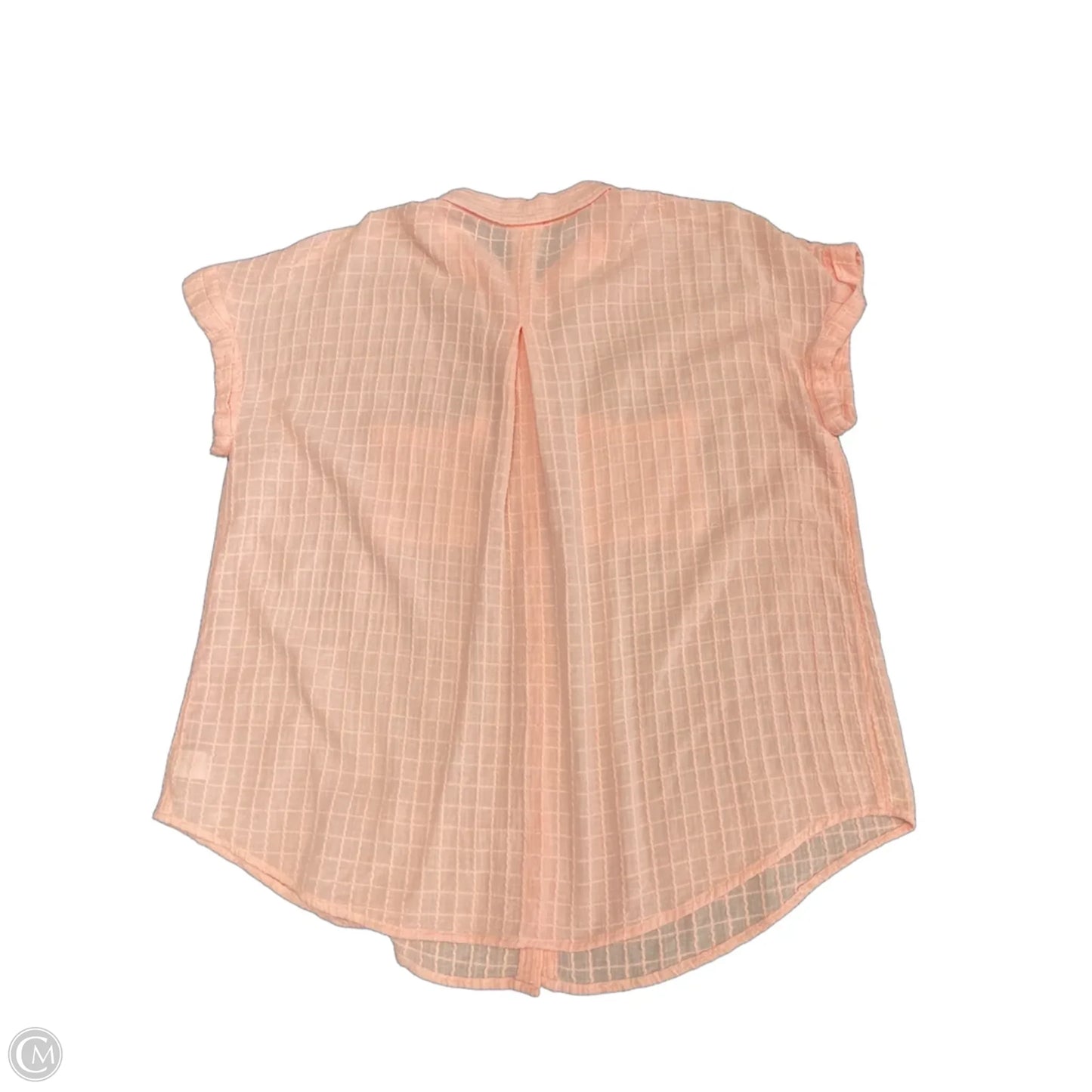 Top Short Sleeve By Wonderly In Peach, Size: Xl