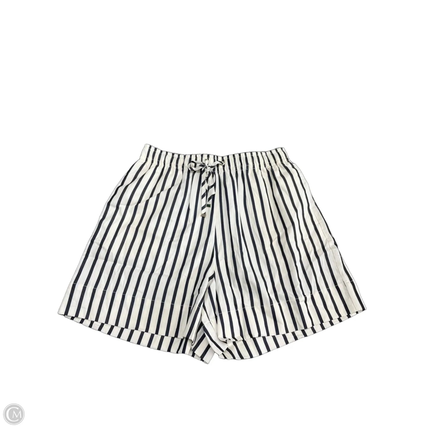 Shorts By H&m In Black & Cream, Size: S
