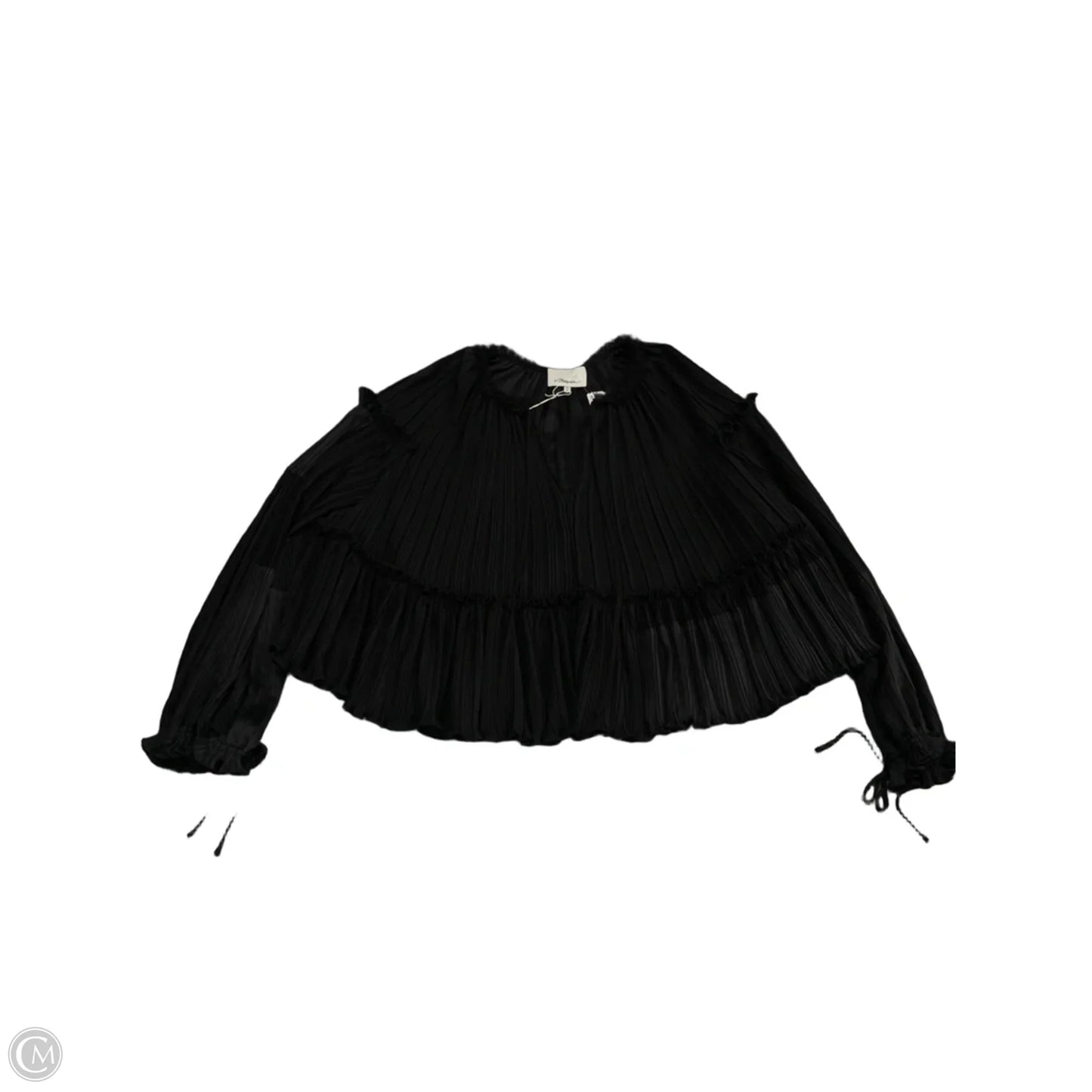 Blouse Luxury Designer By 3.1 Phillip Lim In Black, Size: Xs