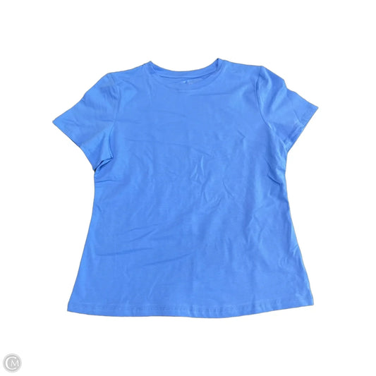 Top Short Sleeve Basic By A New Day In Blue, Size: M