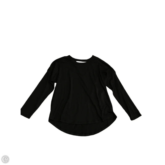 Athletic Top Long Sleeve Crewneck By All In Motion In Black, Size: S