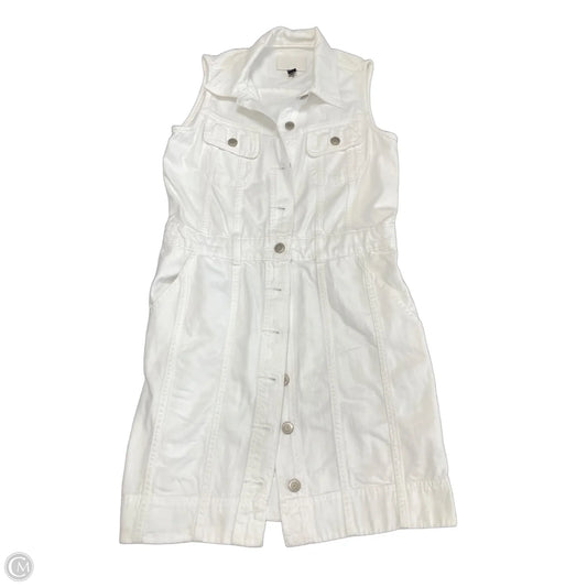 Dress Casual Short By Ralph Lauren In White Denim, Size: 8