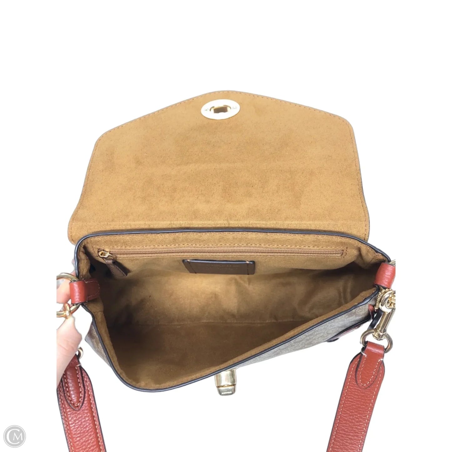 Handbag Designer By Coach, Size: Medium
