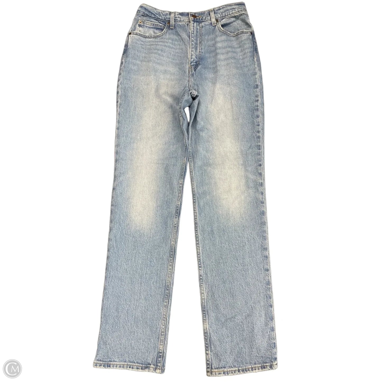 Jeans Straight By Levis In Blue Denim, Size: 8