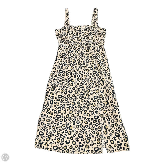 Dress Casual Midi By Sanctuary In Leopard Print, Size: 4