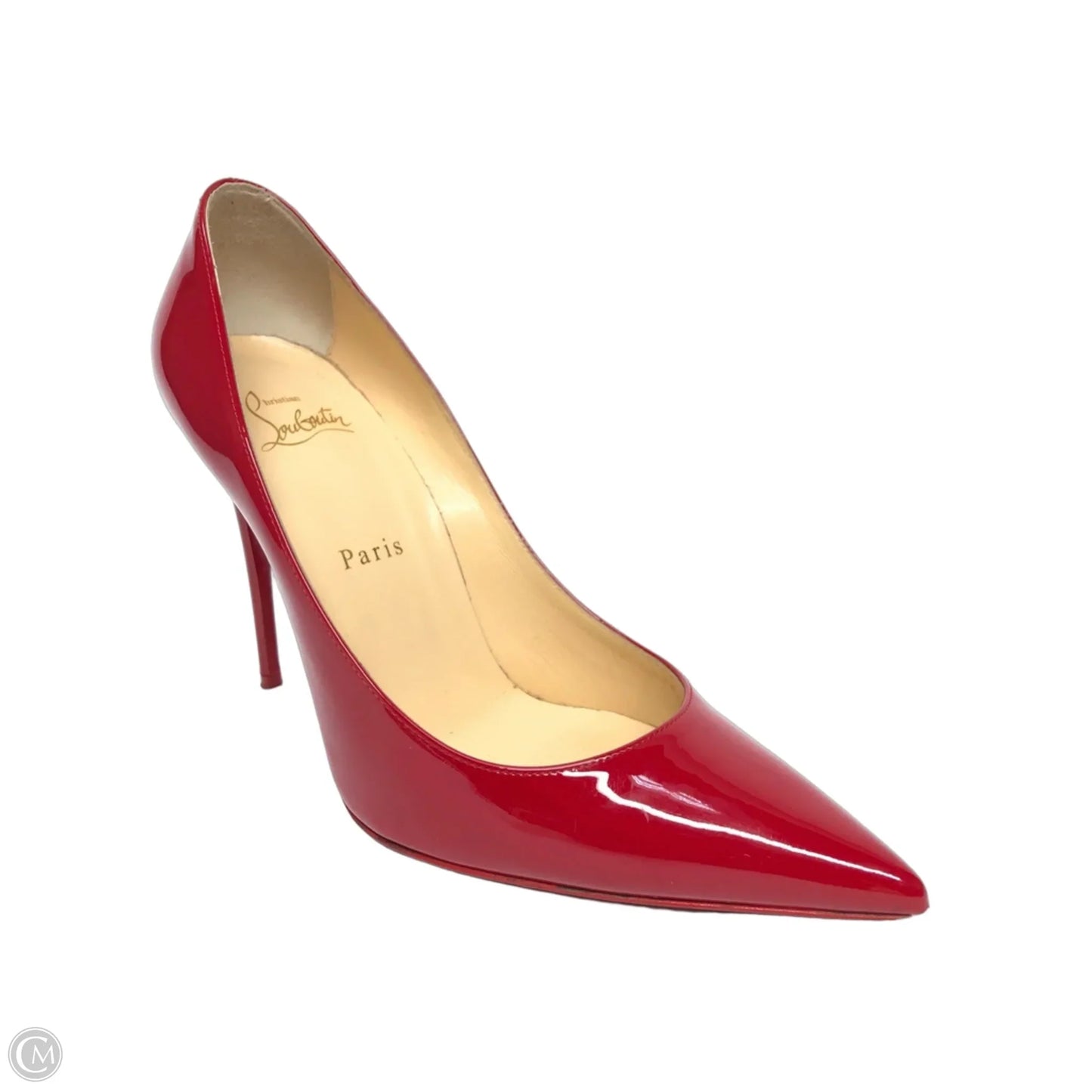 Shoes Luxury Designer By Christian Louboutin In Red, Size: 8