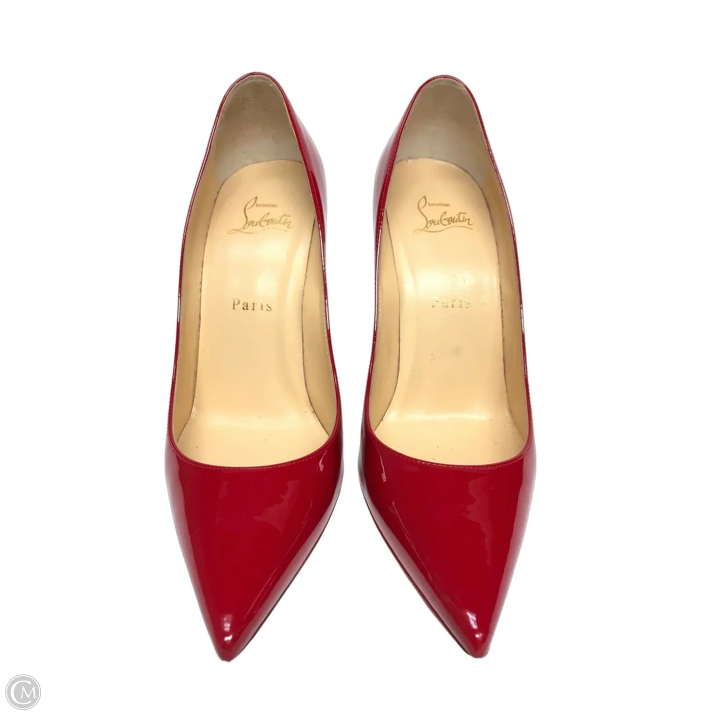 Shoes Luxury Designer By Christian Louboutin In Red, Size: 8