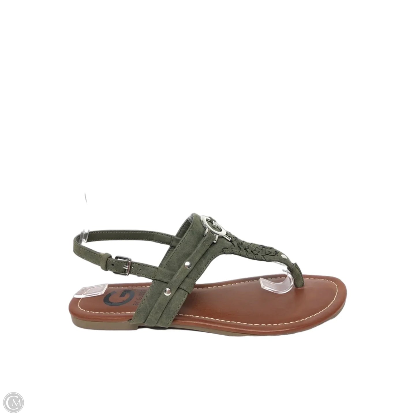 Sandals Flats By G By Guess In Green, Size: 7.5