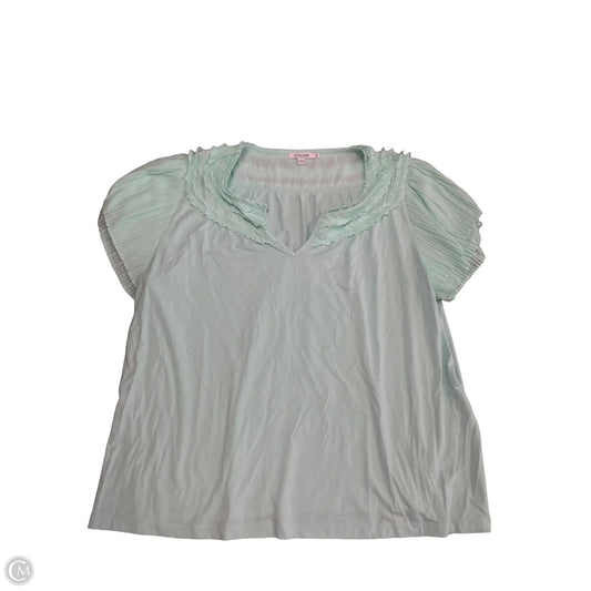 Top Short Sleeve By Chicos In Green, Size: Xl