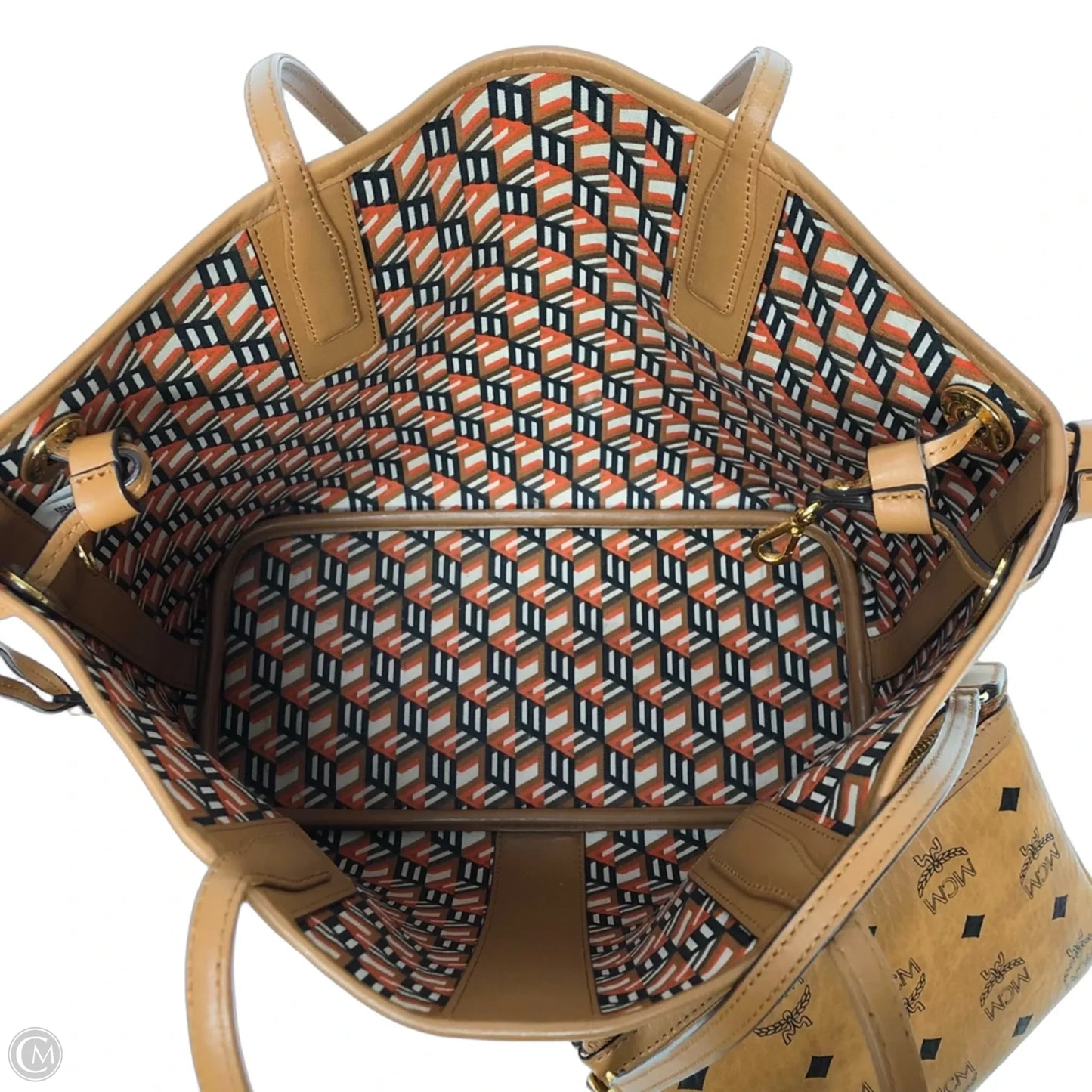Tote Luxury Designer By Mcm, Size: Medium