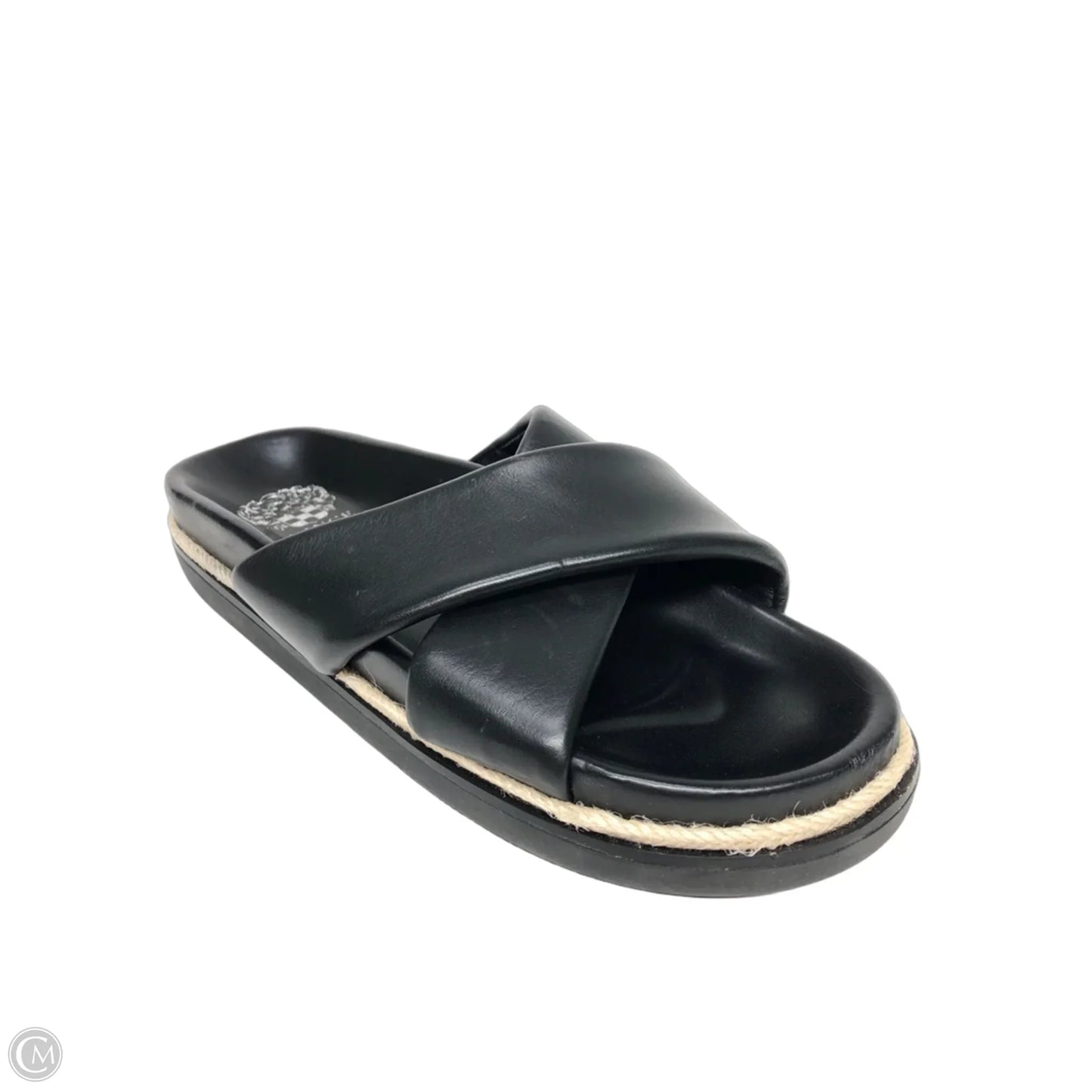 Sandals Heels Wedge By Vince Camuto In Black, Size: 9