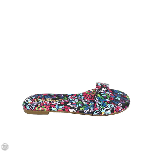 Sandals Flats By Lilly Pulitzer In Floral Print, Size: 7.5