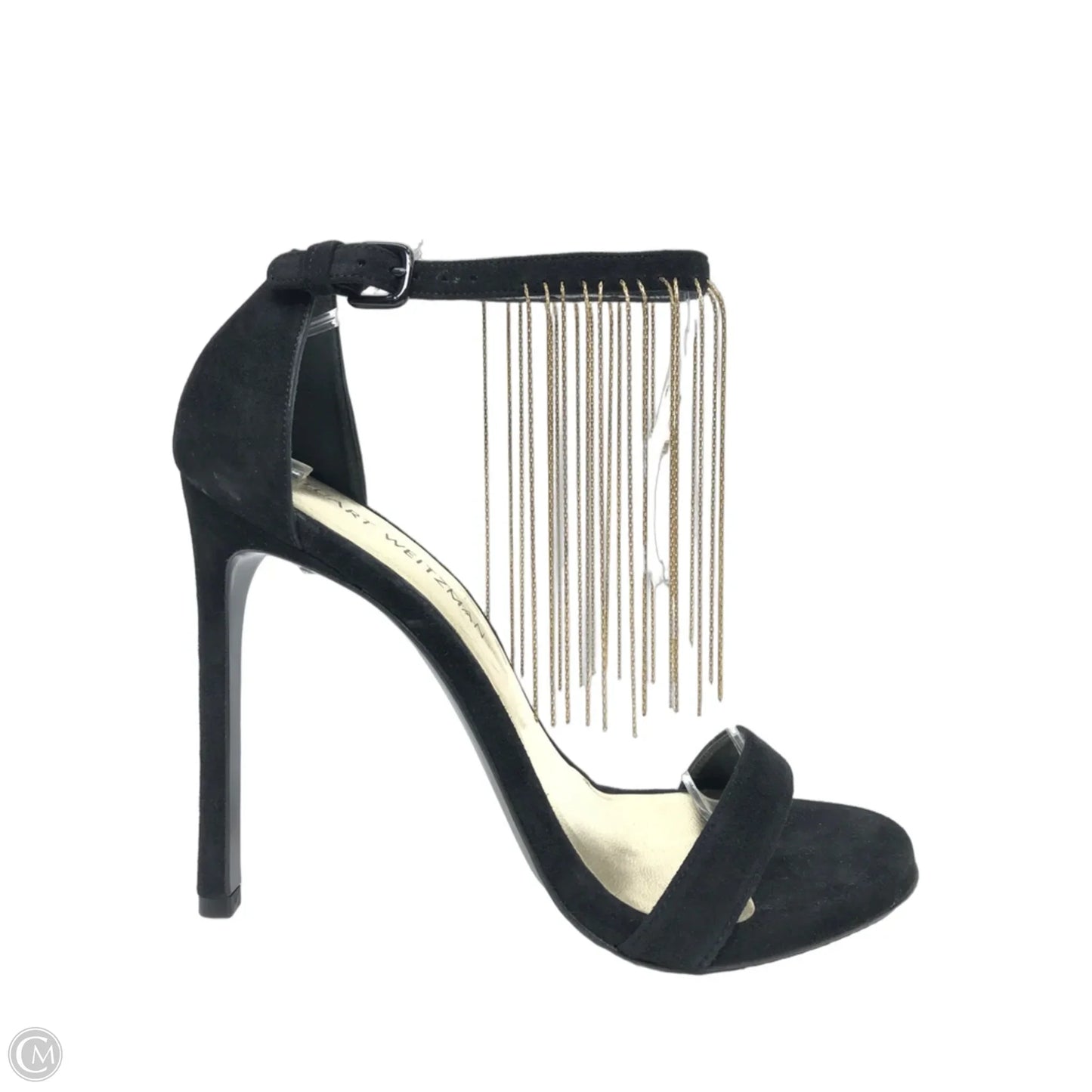 Sandals Designer By Stuart Weitzman In Black, Size: 10