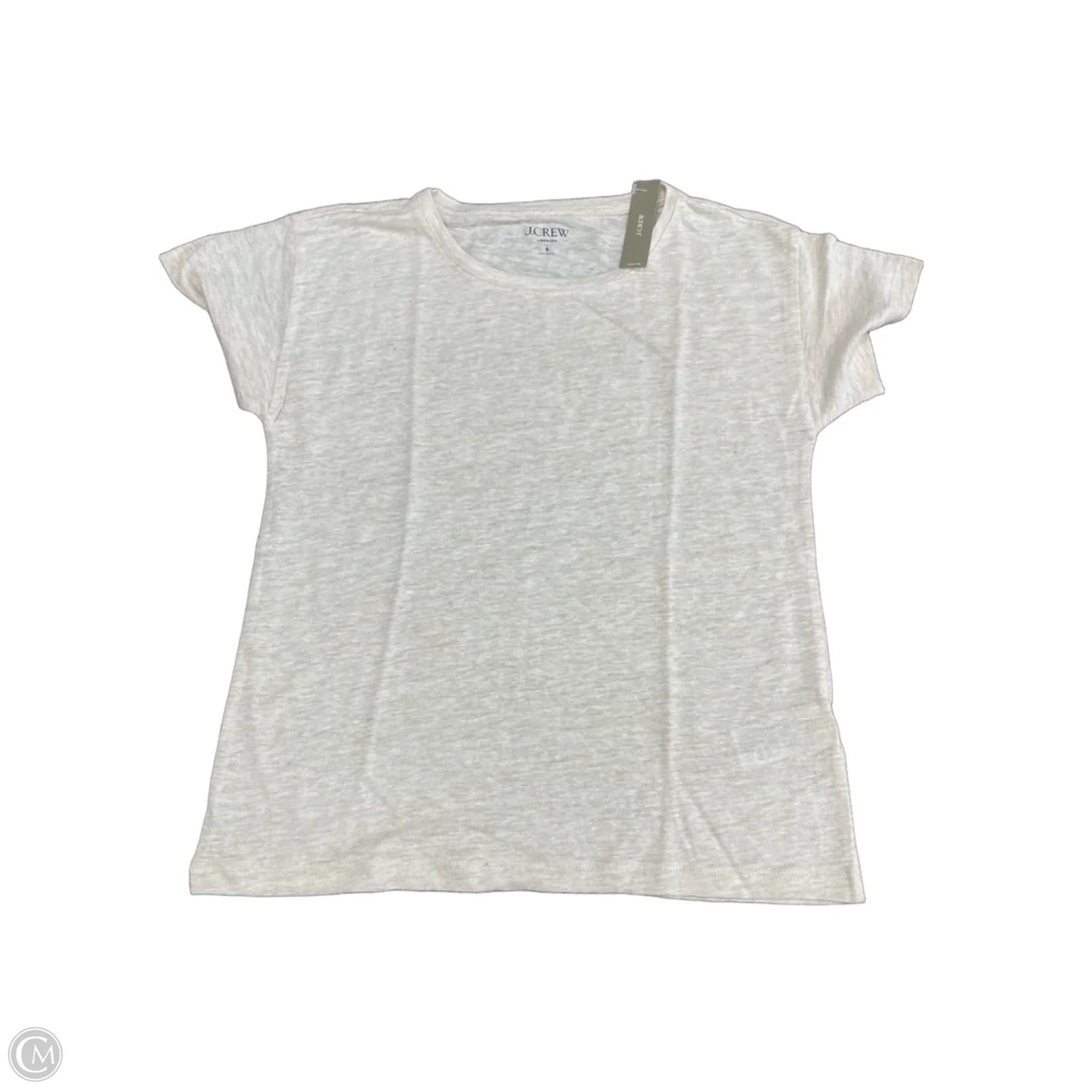 Top Short Sleeve Basic By J. Crew In Tan, Size: S